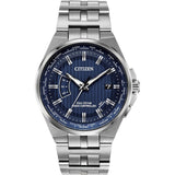 Citizen World Perpetual A-T World Time Blue Dial men Watch