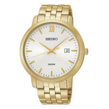 Seiko men Watch with Silver Dial - SUR122