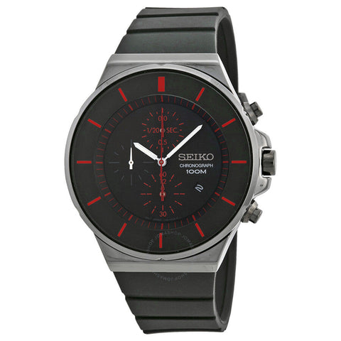 Seiko Chronograph Black Dial men Watch