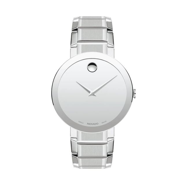 Sapphire Silver Mirror Dial men Watch