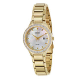 Seiko Mother of Pearl Dial Diamond woman Watch SUT138