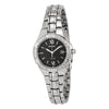 Seiko Solar Black Dial Stainless Steel woman Watch SUT067