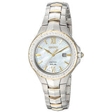 Seiko Coutura Mother of Pearl Dial Two-tone woman Watch SUT240