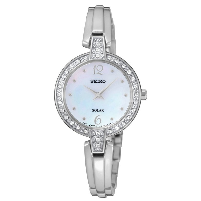 Seiko Core Mother of Pearl Dial Stainless Steel woman Watch SUP287