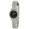 Seiko woman Seiko SUR839 Stainless Steel Swarovski® Crystal Black Dial Watch