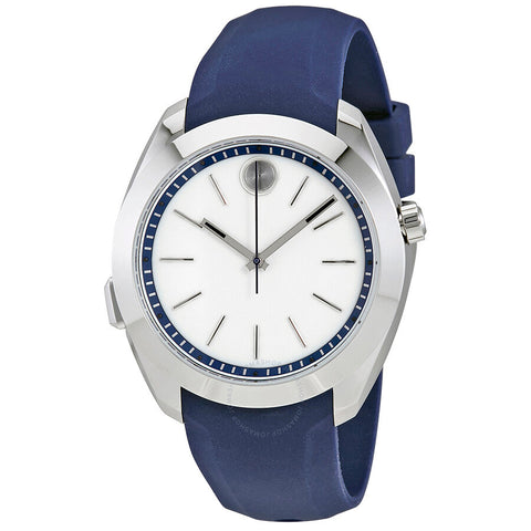 Movado Bold Motion White Dial Blue Silicone