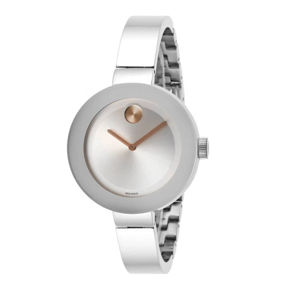 Movado Bold Silver Dial Stainless Steel woman Watch 3600194
