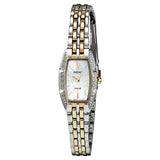 SEIKO Solar Quartz Two-tone woman Watch SUP152
