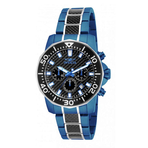INVICTA Pro Diver Chronograph Black Dial Two-tone men Watch 17256