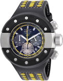 INVICTA S1 Rally Chronograph Black Dial Black Leather men Watch 19177