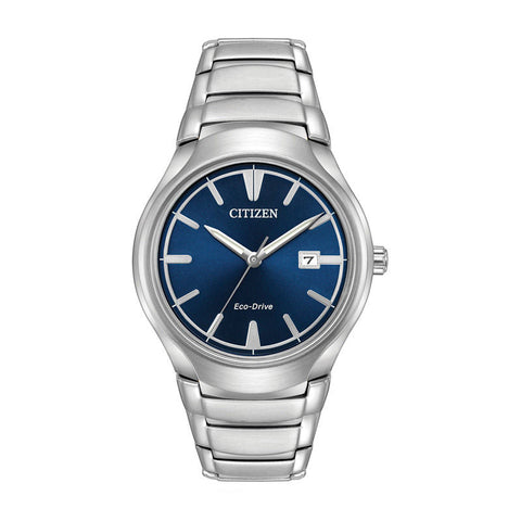 Citizen men Eco-Drive Paradigm Stainless Steel Blue Dial - AW1550-50L