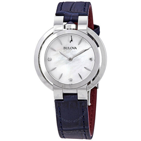 Bulova woman Rubaiyat Quartz Mother of Pearl Dial - 96P196