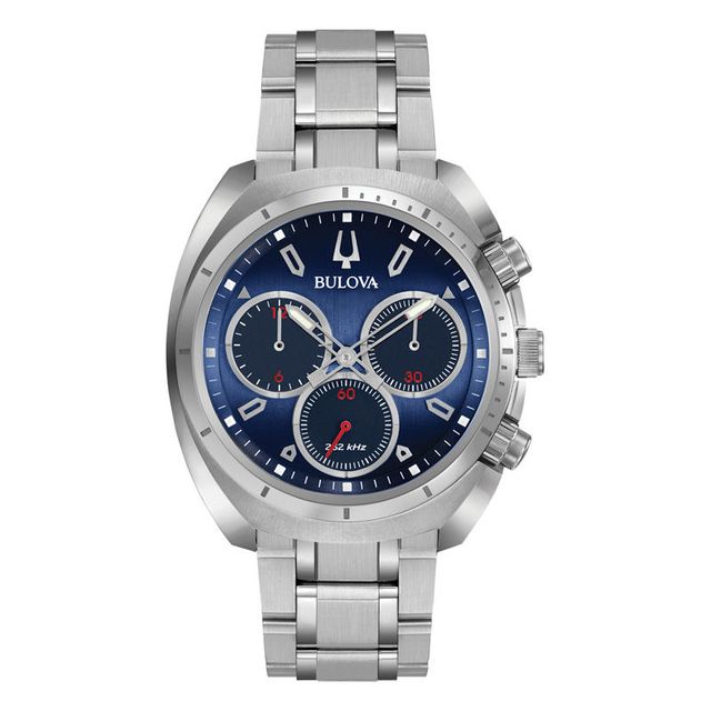 Bulova men Curv Blue Watch - 96A185