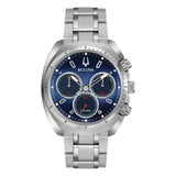 Bulova men Curv Blue Watch - 96A185