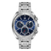 Bulova men Curv Blue Watch - 96A185