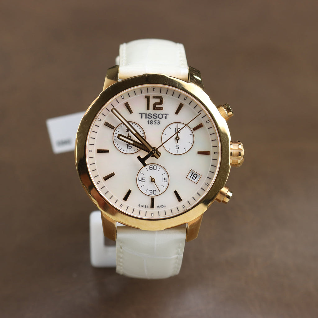 Tissot Quickster Chronograph Mother of Pearl Dial woman Watch -  T0954173611700