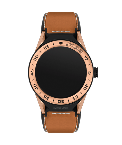 Connected Modular 45 18ct Gold-plated And Titanium Watch