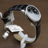 Tissot Couturier Black Dial woman Leather Watch - T035.210.66.051.00