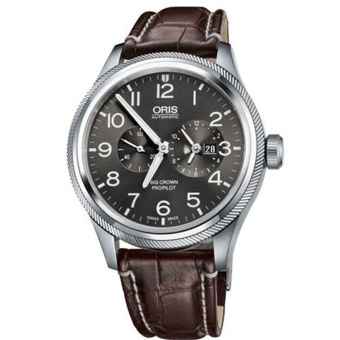 Oris Propilot WorldTimer, 44mm, Anthracite Dial, Croco LS - 01 690 7735 4063-07 1 22 72FC