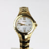 Seiko woman Coutura Gold-tone Stainless Steel Diamond Accent Solar Watch - SUT310