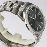 Bulova men Crystal Analog Display Japanese Quartz Watch - 96B221