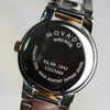 Movado Amorosa Black Dial SS woman Watch - Silver/Gold Black Dial - 606893