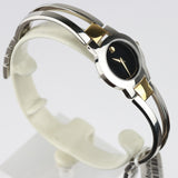 Movado Amorosa Black Dial SS woman Watch - Silver/Gold Black Dial - 606893