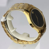 Movado Masino Gold Black Dial men Watch - 607034