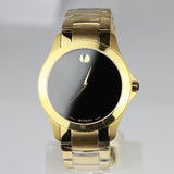 Movado Masino Gold Black Dial men Watch - 607034