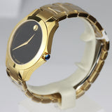 Movado Masino Gold Black Dial men Watch - 607034
