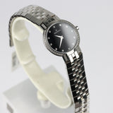 Movado Faceto Diamond Black Dial Stainless Steel woman Watch - 605586