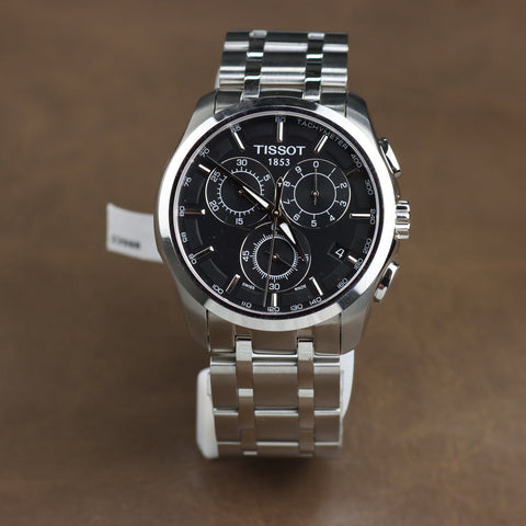 Tissot Couturier Chronograph Black Dial men - T0356171105100
